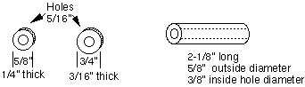 Bracket mounting spacers